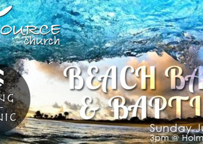 Beach Baptism Web Banner