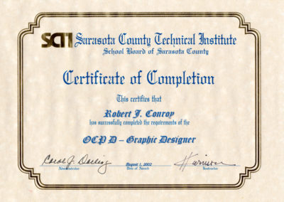 Sarasota County Technical Institute Certificate