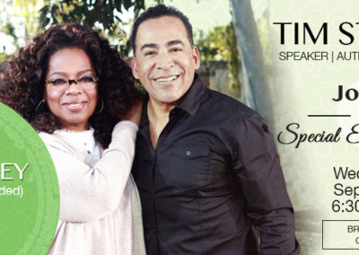 Tim Storey Web Banner featuring Oprah