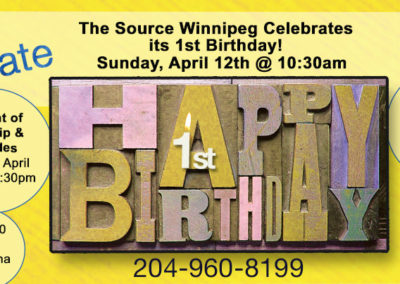 Winnipeg Birthday Banner 1yr